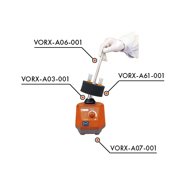 AGITATEUR VORTEX, AVEC CONTRÔLE DE VITESSE, V05 – Image 2
