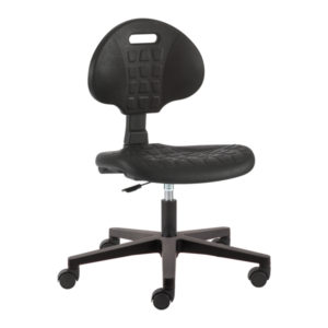 CHAISE DE LABORATOIRE, À ROULETTES