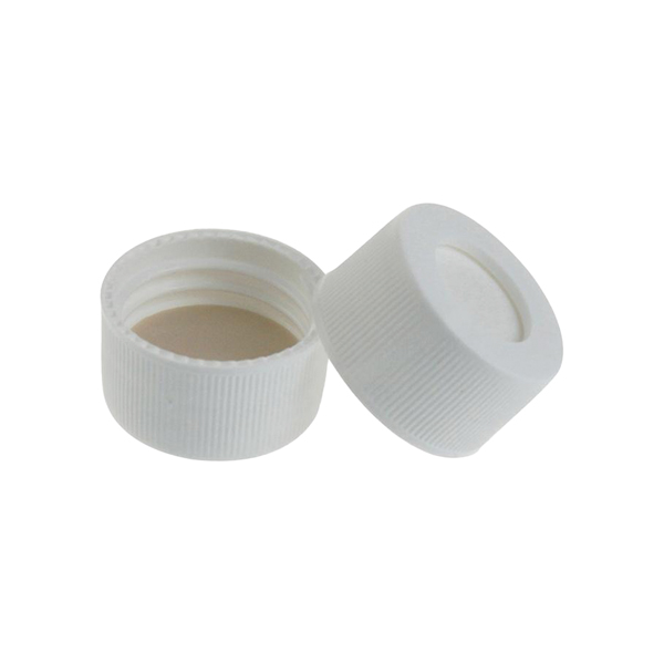 100 Bouchons à Vis 9-425 Avec Septum PTFE/silicone – Bleus – Membrane Solutions
