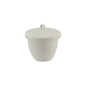CREUSET EN PORCELAINE FORME MOYENNE AVEC COUVERCLE BASIC LINE