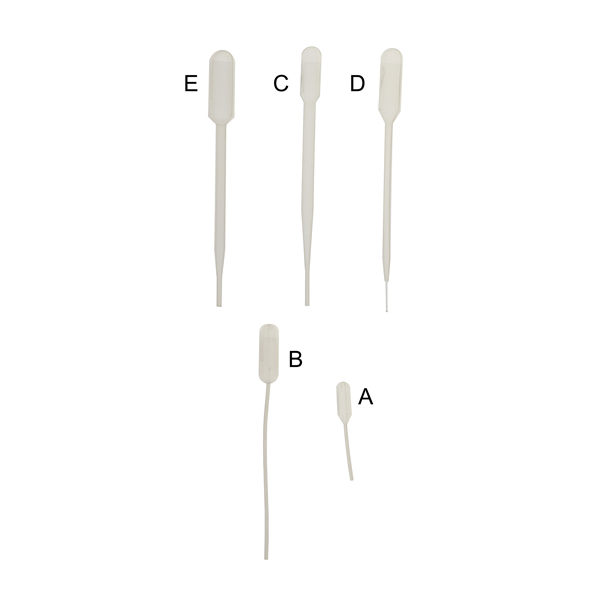 PIPETTE PASTEUR SANS GRADUATION EN POLYÉTHYLÈNE, NON STÉRILE